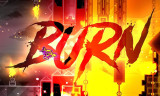 Geometry Dash Burn background