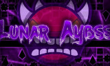 Geometry Dash Lunar Abyss background