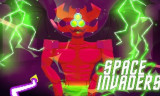 Geometry Dash Space Invaders background